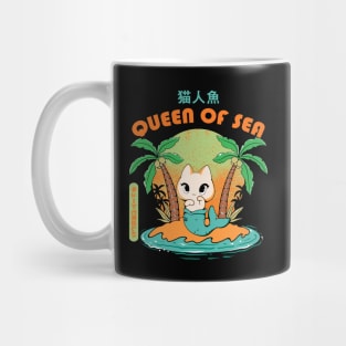 Kawaii Cat Mermaid Mug